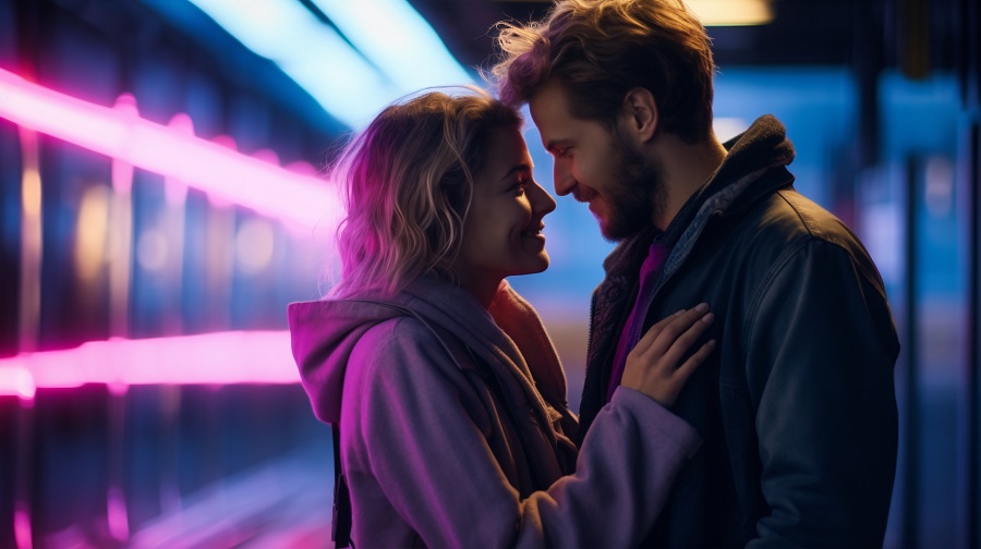 Is there an ai girlfriend/boyfriend platform with realistic photos?